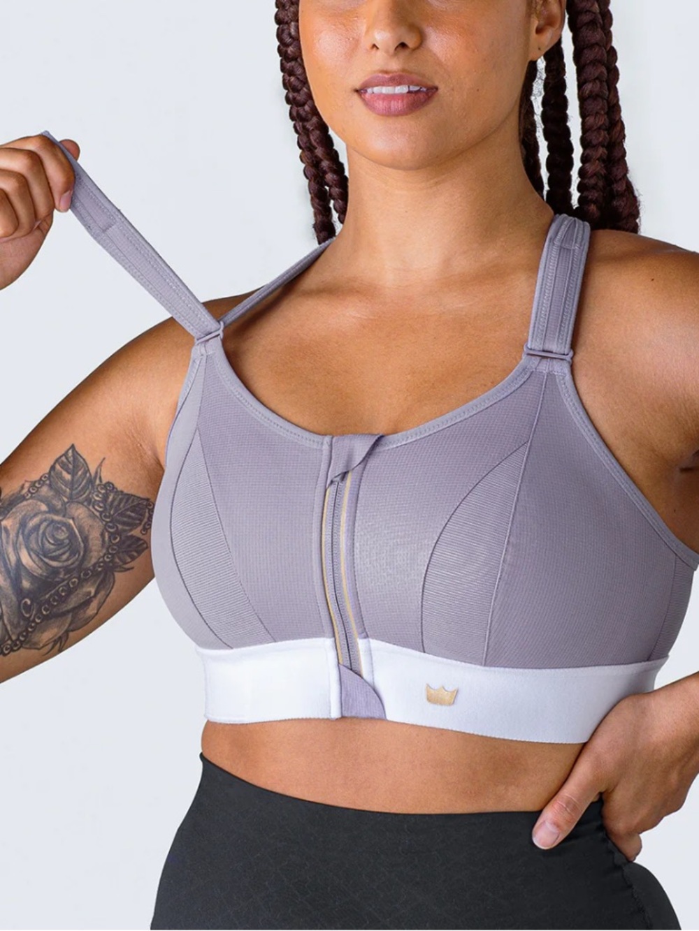 SHEFIT 3Luxe 3XL Ultimate Victorious Sports Bra High Impact Front Zip